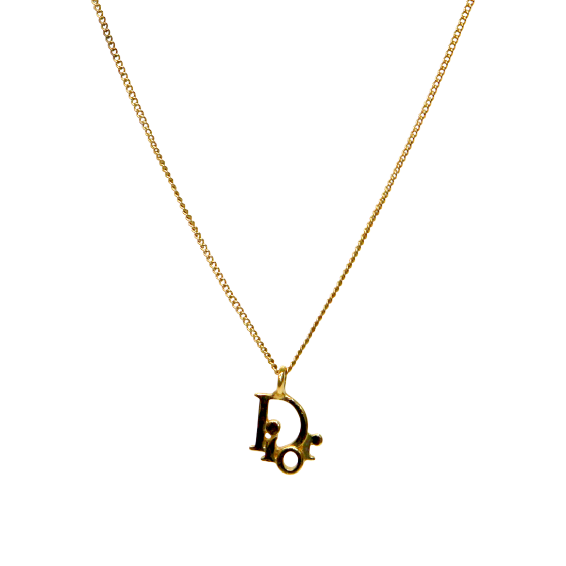 ITSAS5H4C7GP Dior Oblique Gold Necklace A-B49478