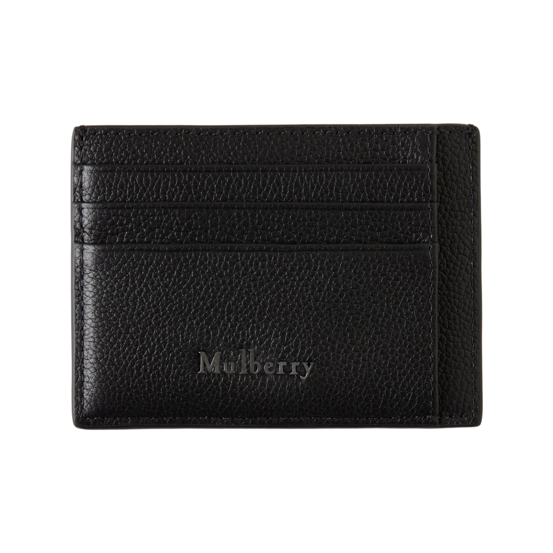 멀버리 스몰 페블 그레인 패링던 카드 홀더 블랙(Mulberry Small Pebble Grain Farringdon Card Holder Black)