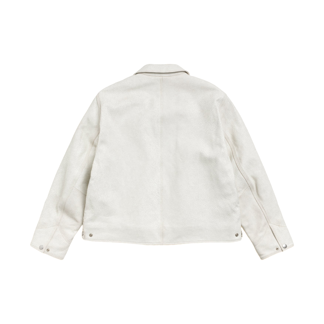 스투시 개러지 자켓 크랙드 레더 화이트(Stussy Garage Jacket Cracked Leather White) - 2