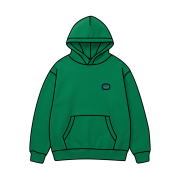 IAB Studio IAB Patch Hoodie Green