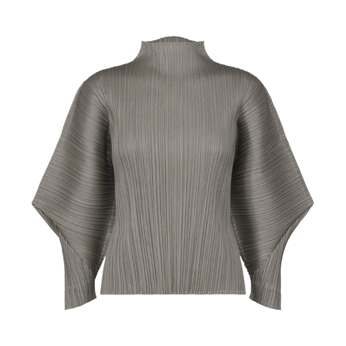 PP66-JK431-12 (W) Pleats Please Issey Miyake Skyline Top Grey