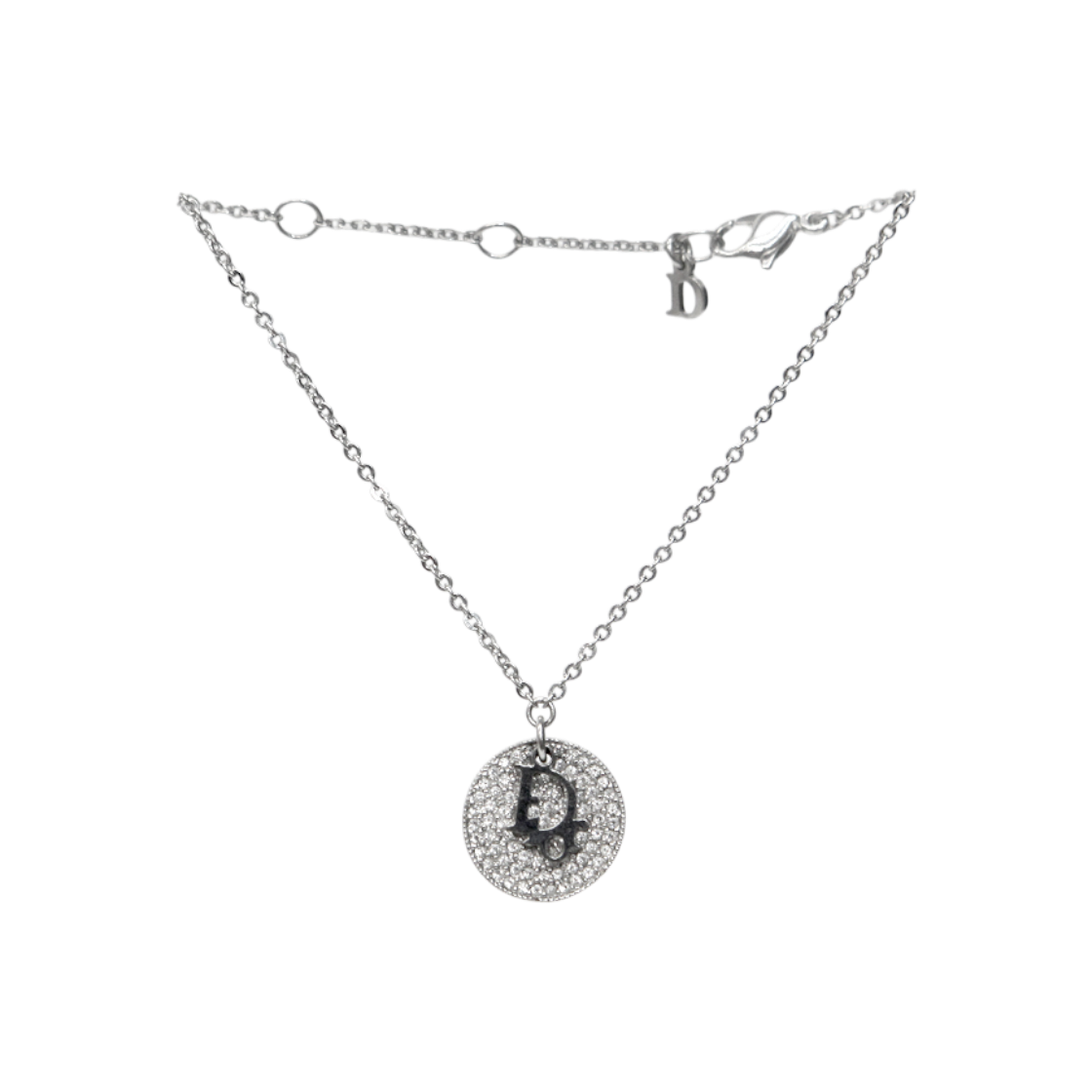 디올 큐빅 라운드 오블리크 실버 팔찌 A-B49655(Dior Cubic Round Oblique Silver Bracelet A-B49655) - 1