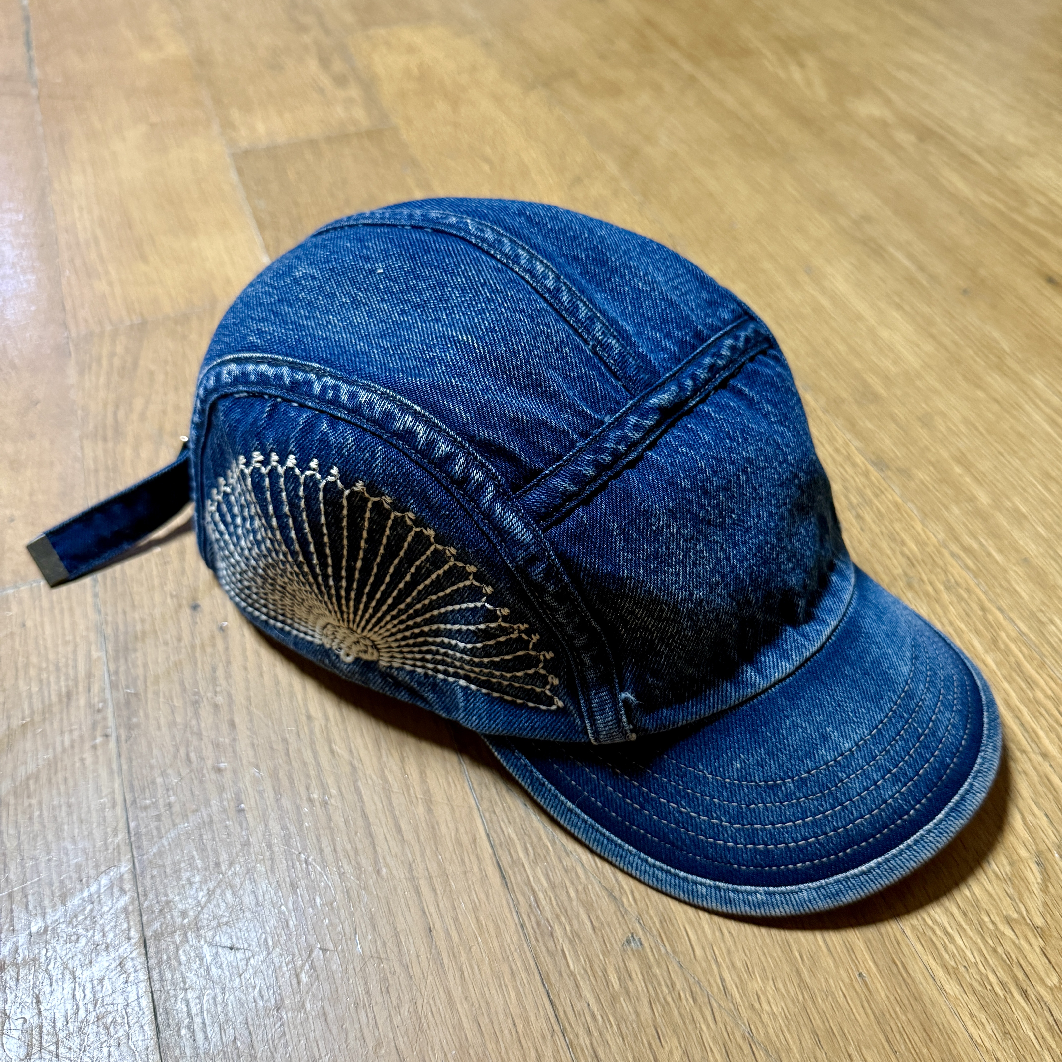 Kapital 10 oz. IDG x IDG Furoshiki Embroidery Denim Camp Cap Indigo 착용 스타일