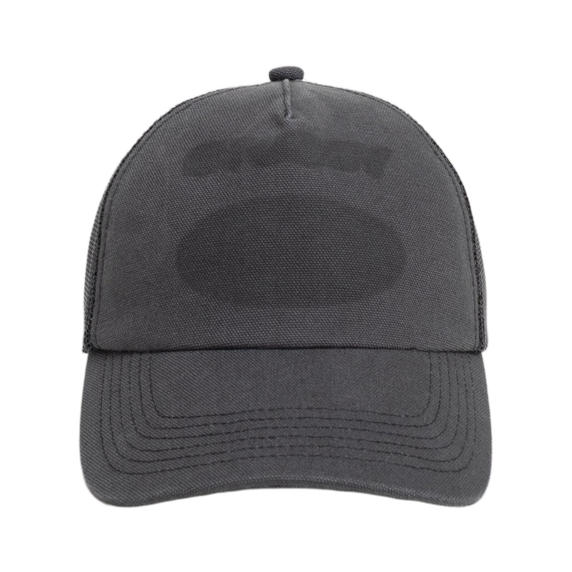 1311207 Stussy Ghost Logo Trucker Black