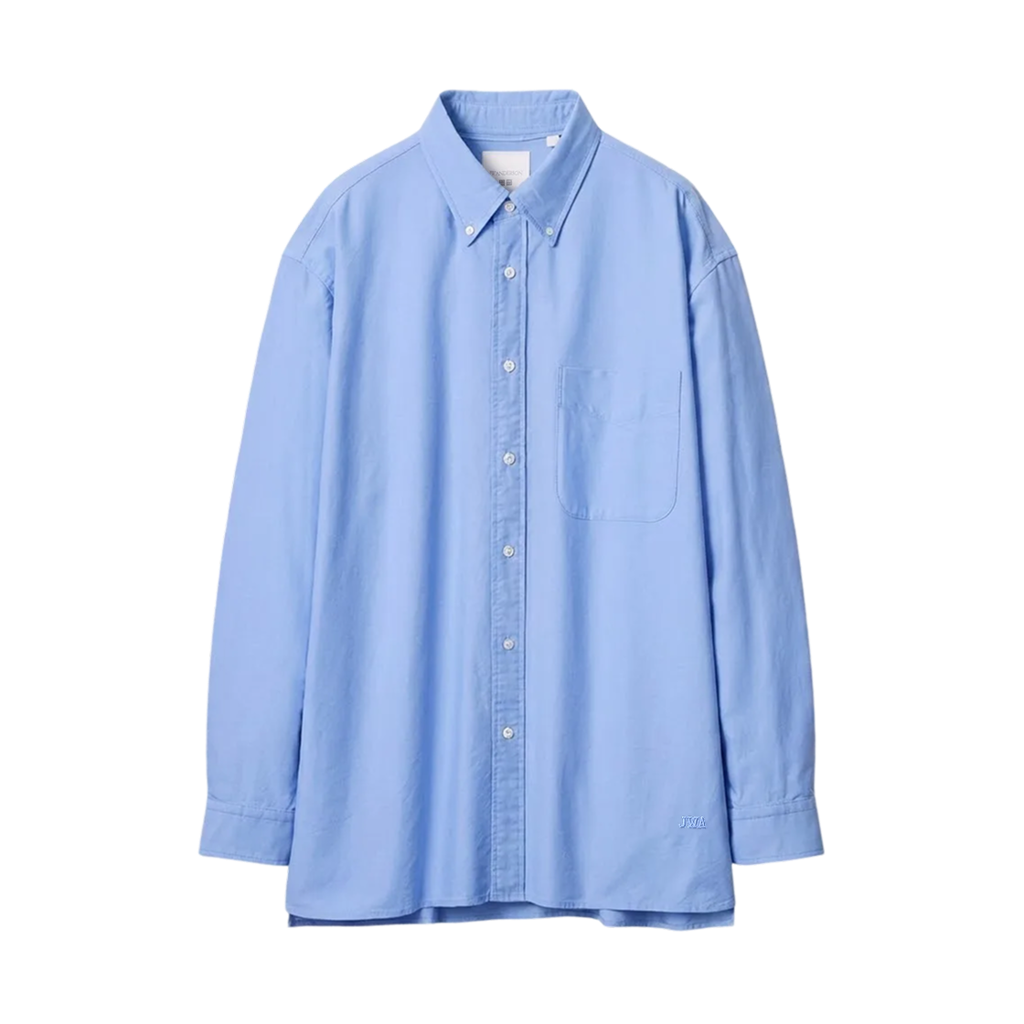 유니클로 x JW 앤더슨 옥스포드 오버사이즈 셔츠 블루(Uniqlo x JW Anderson Oxford Oversized Shirt Blue) - 1