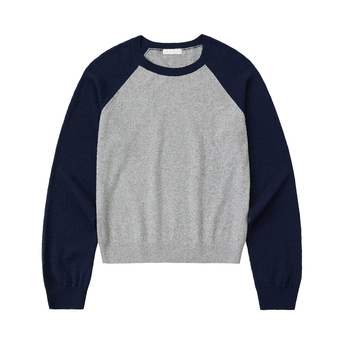 SBF1KN06WNV (W) Suare Women Cotton Boucle Raglan Knit Navy