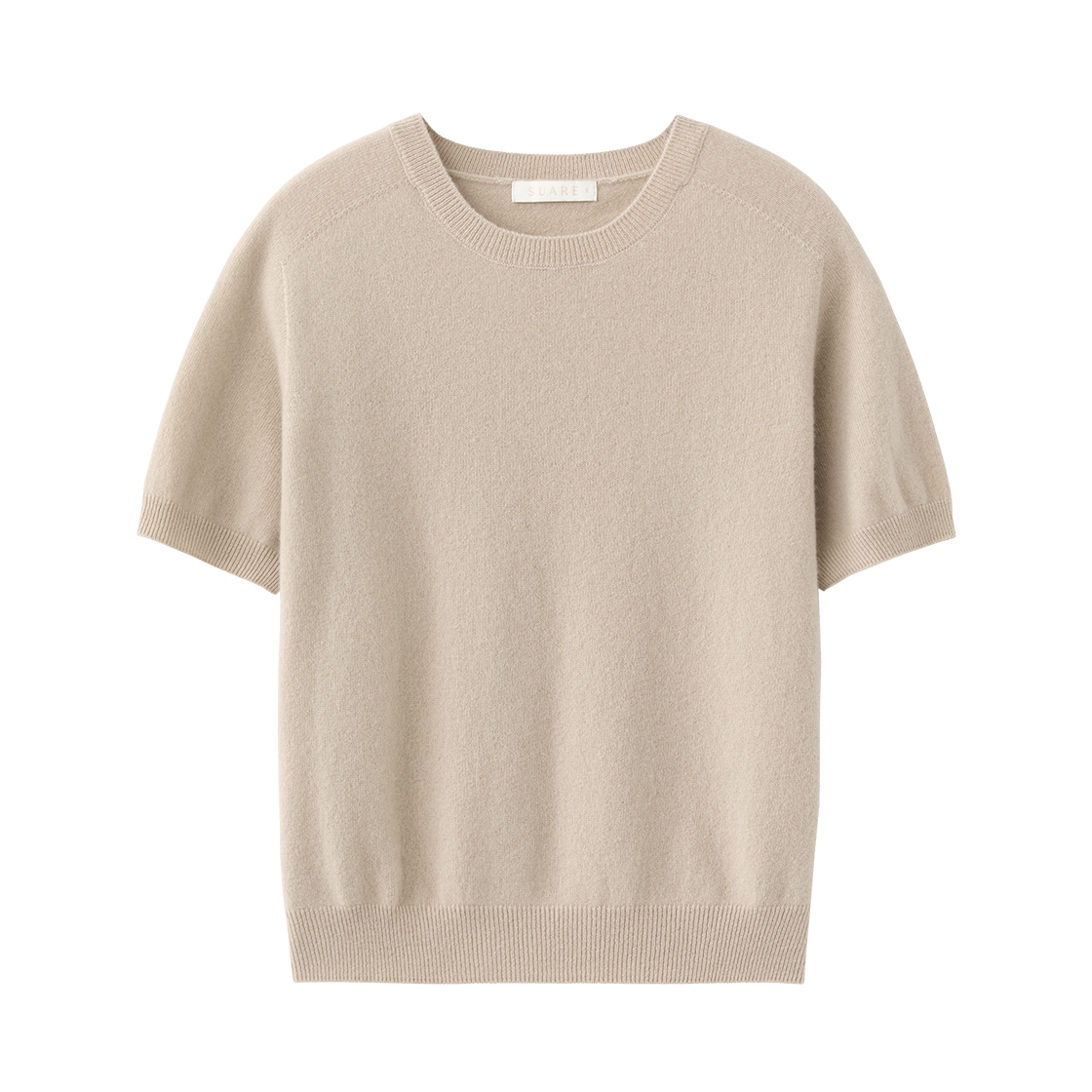 (W) 수아레 우먼 캐시10 울90 홀가 하프 니트 베이지((W) Suare Woman Cash 10 Wool 90 Whole Garment Half Knit Beige) - 1