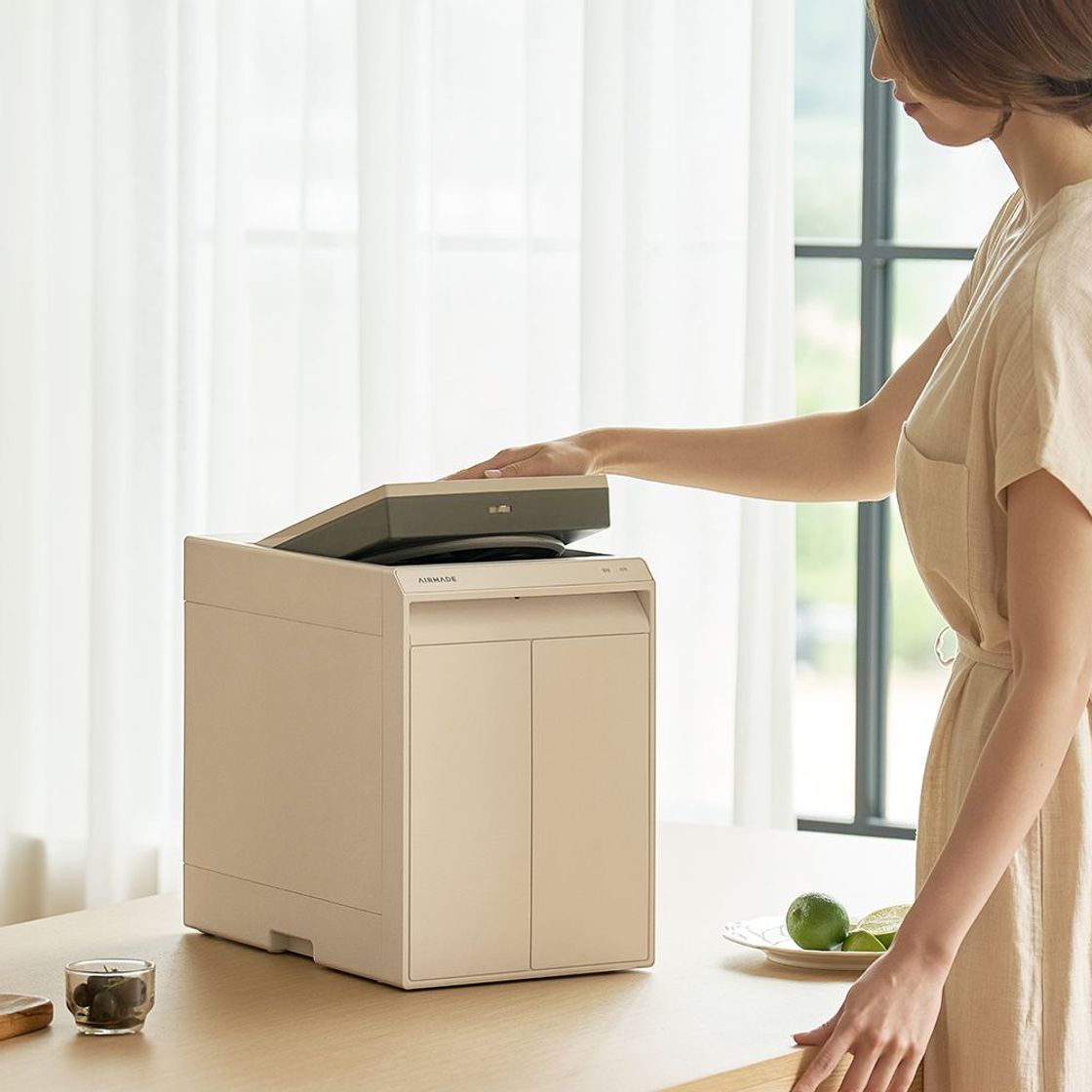 에어메이드 듀얼 히팅 음식물 처리기_4.5L_THE BRIX AFC-451 베이지(AIRMADE Dual Heating Food Waste Disposer_4.5L_THE BRIX AFC-451 BEIGE) - 5