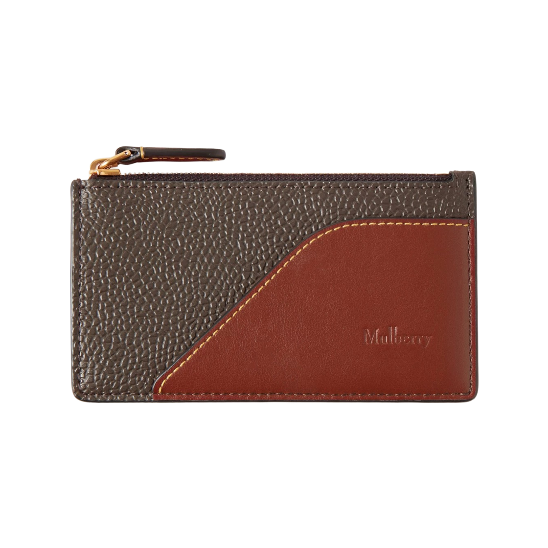 멀버리 헤리티지 지퍼 롱 카드 홀더 몰 꼬냑 에코 스카치 플랫 카프스킨(Mulberry Heritage Zipped Long Card Holder Mole Cognac Eco Scotchgrain Flat Calfskin)