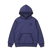 IAB Studio IAB Patch Hoodie Blue