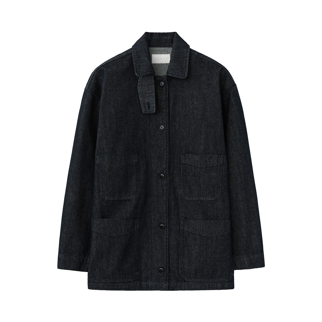 (W) 수아레 우먼 워싱 워크 자켓 인디고((W) Suare Woman Washing Work Jacket Indigo) - 1
