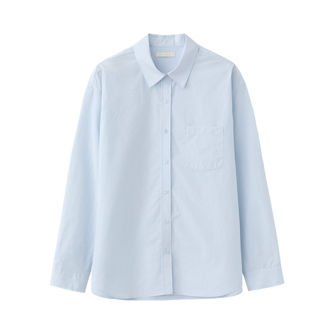 SBF1SH02WYB (W) Suare Women Pure Cotton Standard Shirt Pale Blue