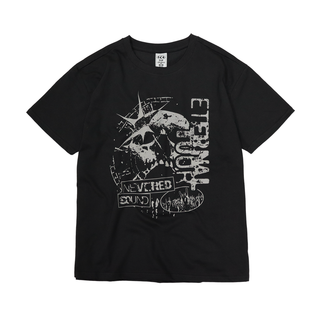 디파이클럽로버스 이터널 투어 반팔 티셔츠 블랙(DEFYCLUBROBBERS Eternal Tour Tshirts Black)