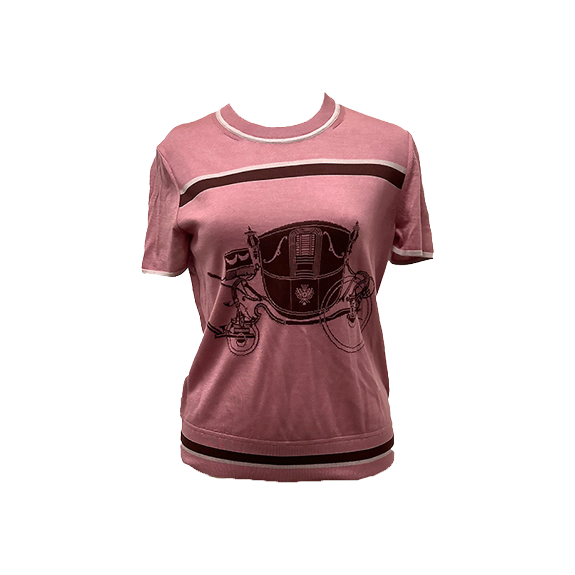 ITDREBS8K6VB Hermes Short Sleeve Twill Sweater 38