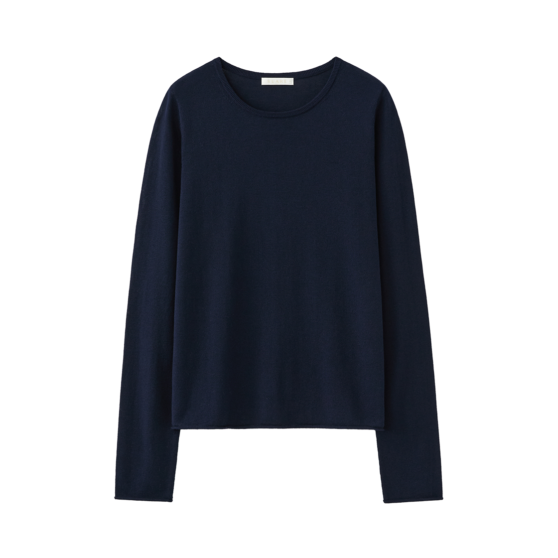 SBF1KN01WNV (W) Suare Woman Cotton Modal Cut Off Sleeve Knit Navy