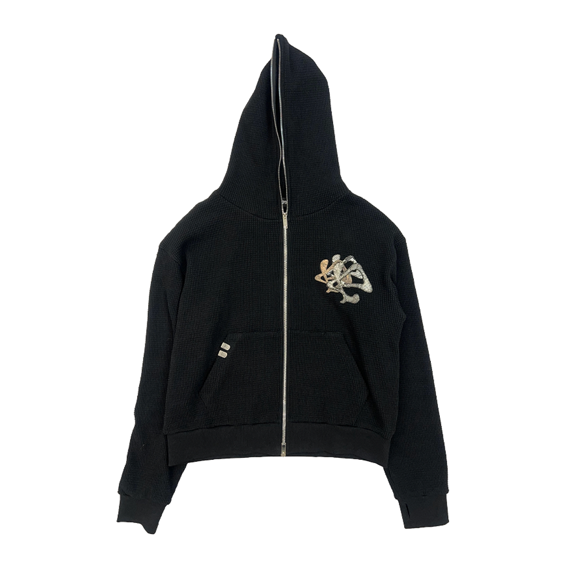 [트리플적립] 파코서플라이 사이렌 스캔들 집업 후디 블랙([트리플적립] PACOSPLY Siren Scandal Zip Up Hoodie Black)