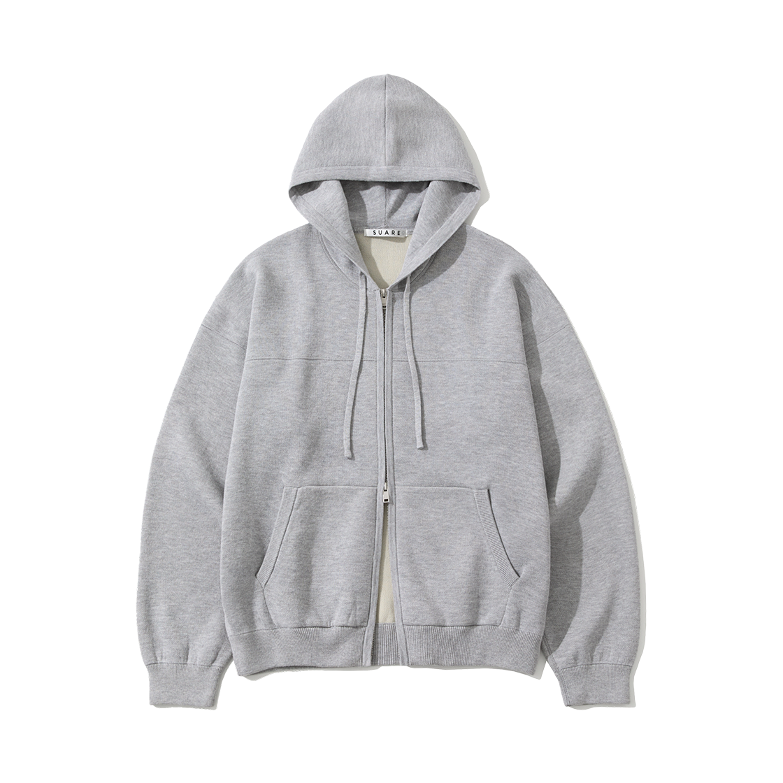 SBF1KH02MMA (W) Suare Woman Daily Knitted Hood Zip-Up Melange
