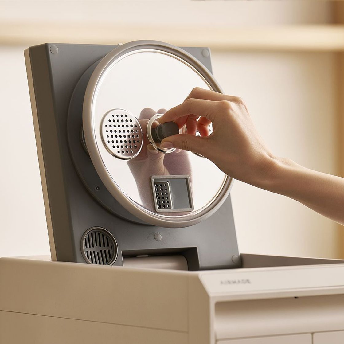 에어메이드 듀얼 히팅 음식물 처리기_4.5L_THE BRIX AFC-451 베이지(AIRMADE Dual Heating Food Waste Disposer_4.5L_THE BRIX AFC-451 BEIGE) - 7