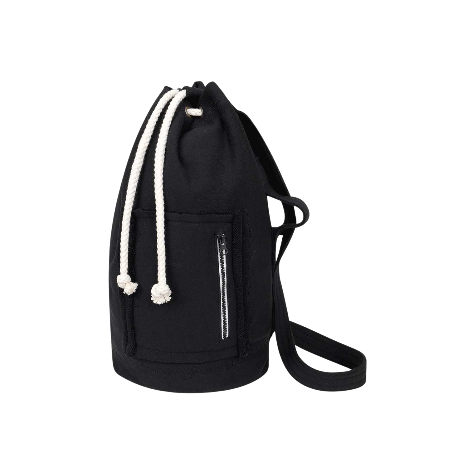 사파리스팟 로버 로우 스트링 크로스 백 블랙(Safarispot Rover Raw String Cross Bag Black)