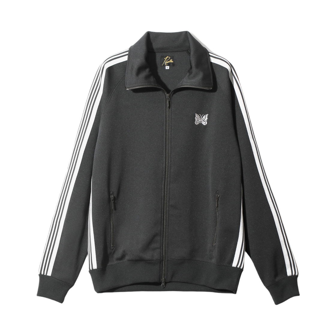 SX404C Needles Track Jacket Poly Smooth Charcoal