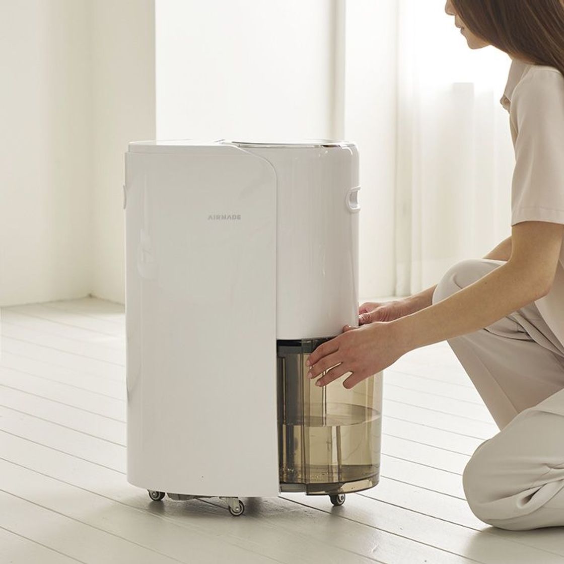 에어메이드 1등급 냉각 살균! 17L 최대 30L 대용량 제습기 2000Y 화이트(AIRMADE Grade 1 Cooling Sterilization! 17L up to 30L Large-Capacity Dehumidifier 2000Y 2000Y WHITE) - 4