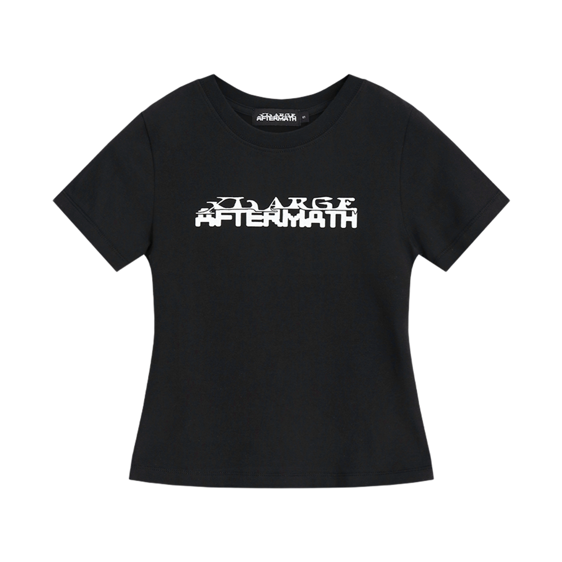 애프터매스 우먼스 에이티엠 X 엑스라지 베이비 티 블랙(Aftermath W Atm X Xlarge Baby Tee Black)