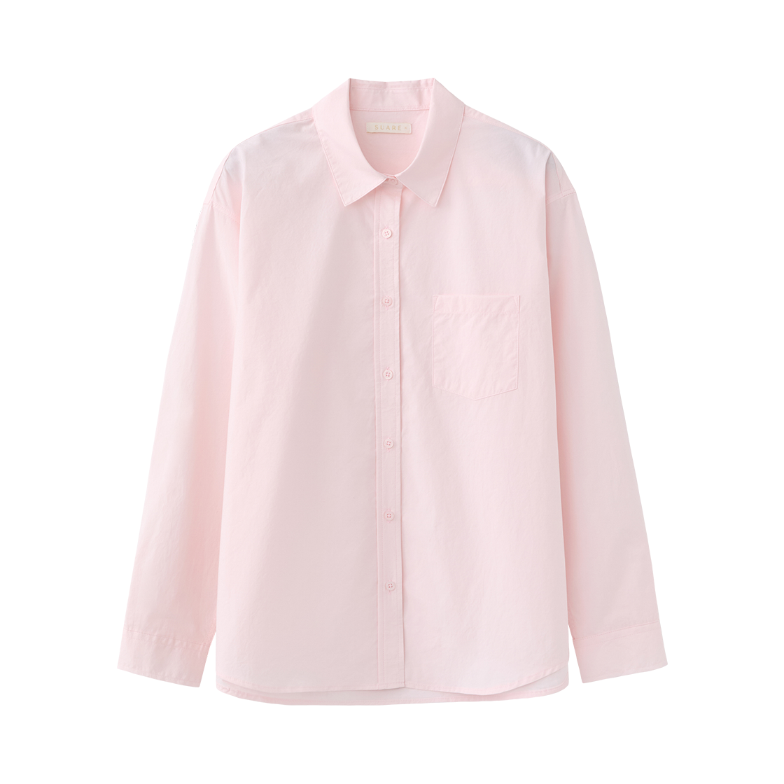 SBF1SH02WPX (W) Suare Women Pure Cotton Standard Shirt Pale Pink