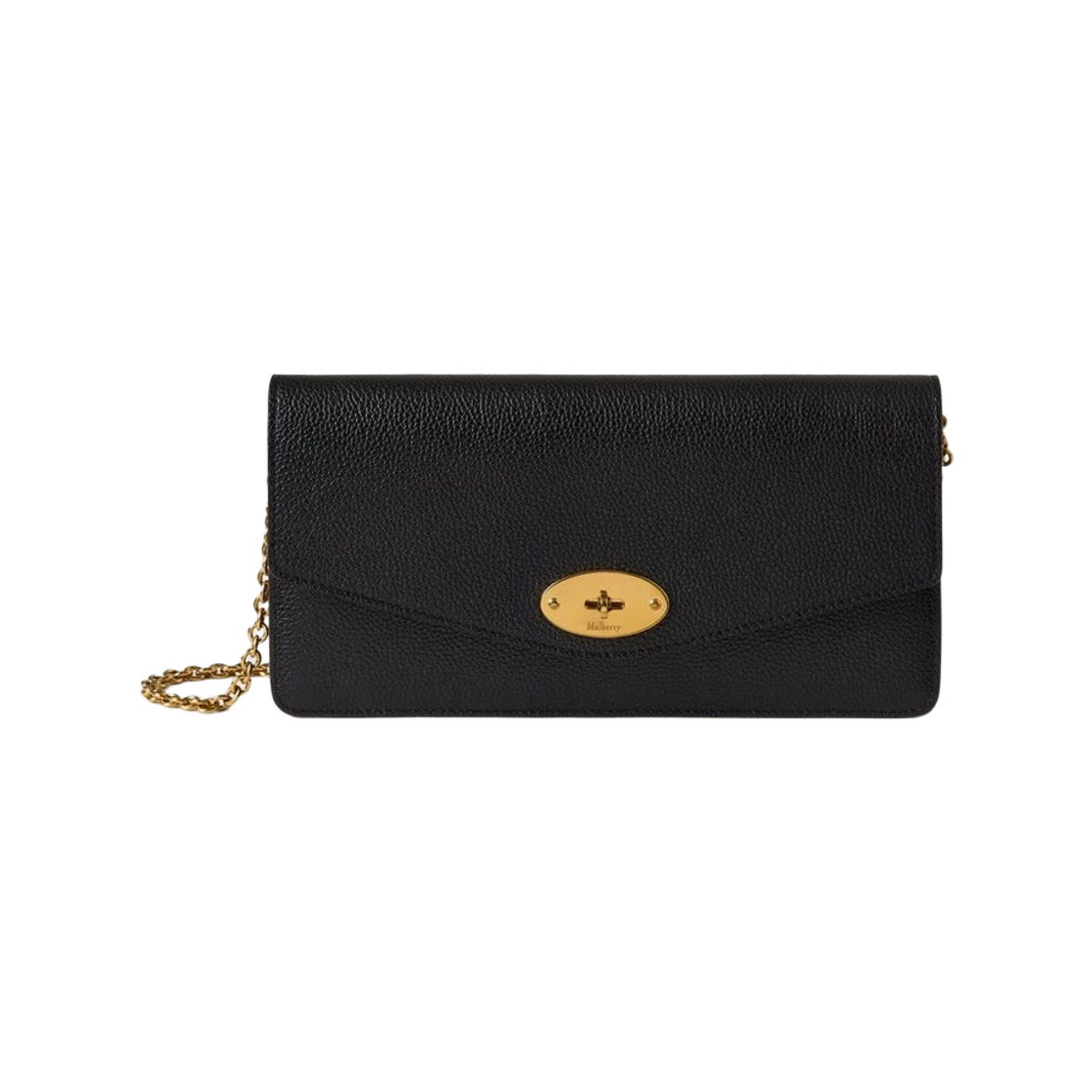 멀버리 달리 스몰 클래식 그레인 클러치 블랙(Mulberry Darley Small Classic Grain Clutch Black)