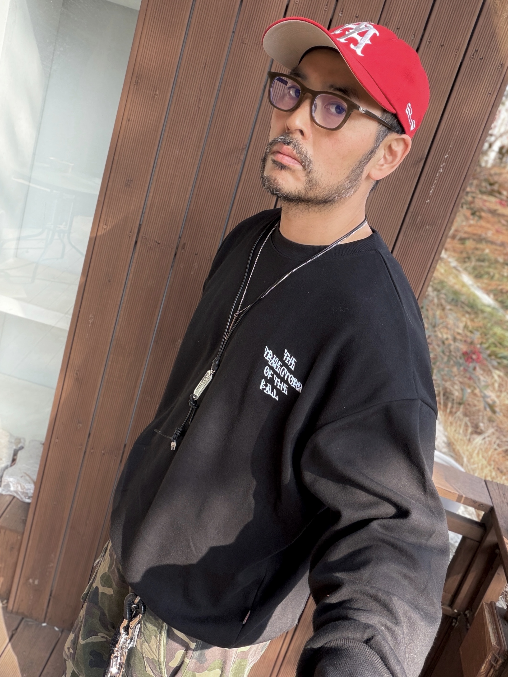 Flavorism VTG Washed Cargo Pants Washed Camo 착용 스타일 - 6