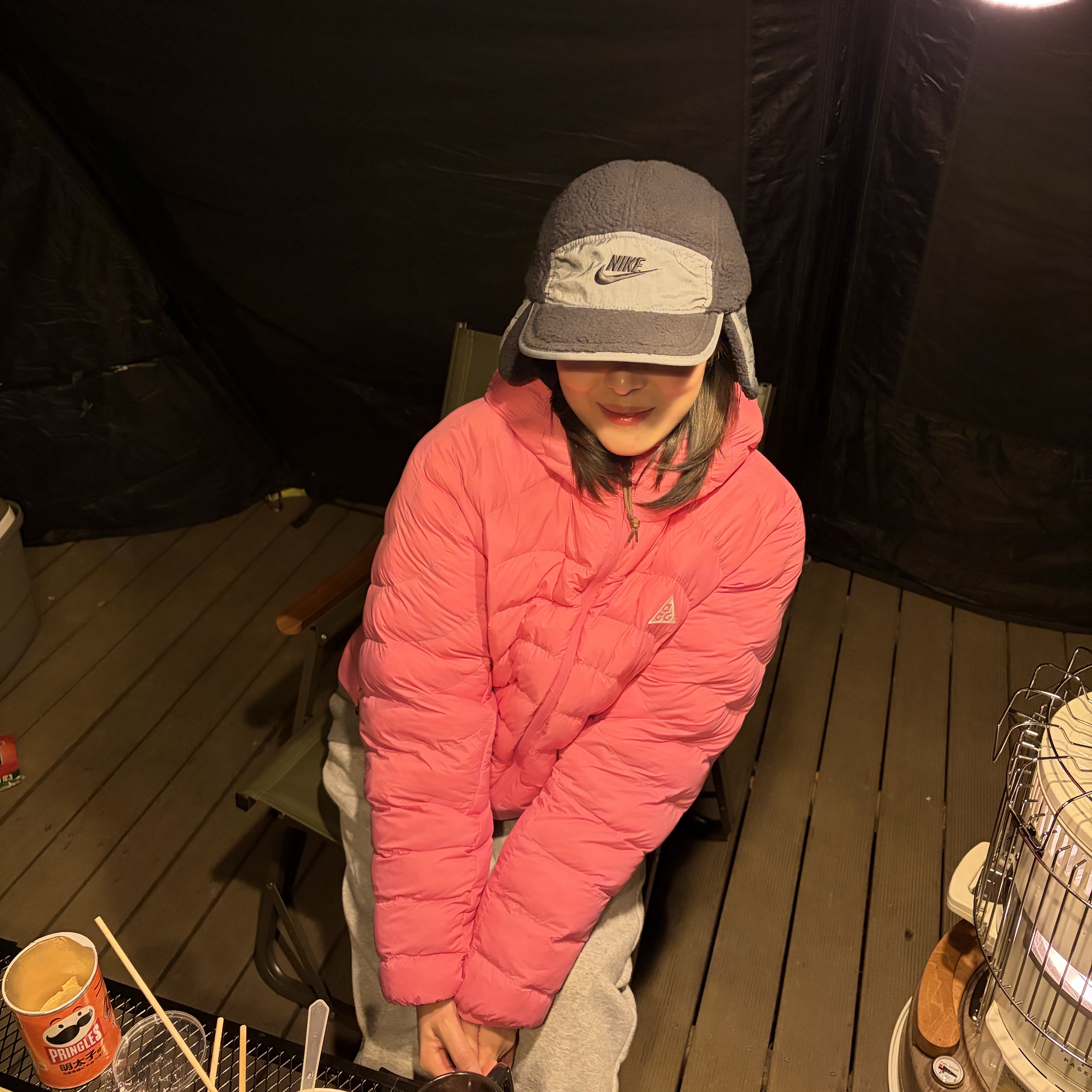 (W) Nike ACG Lava Flow Therma-Fit ADV Jacket Pinksicle Summit White (HM9964-684) 착용 스타일