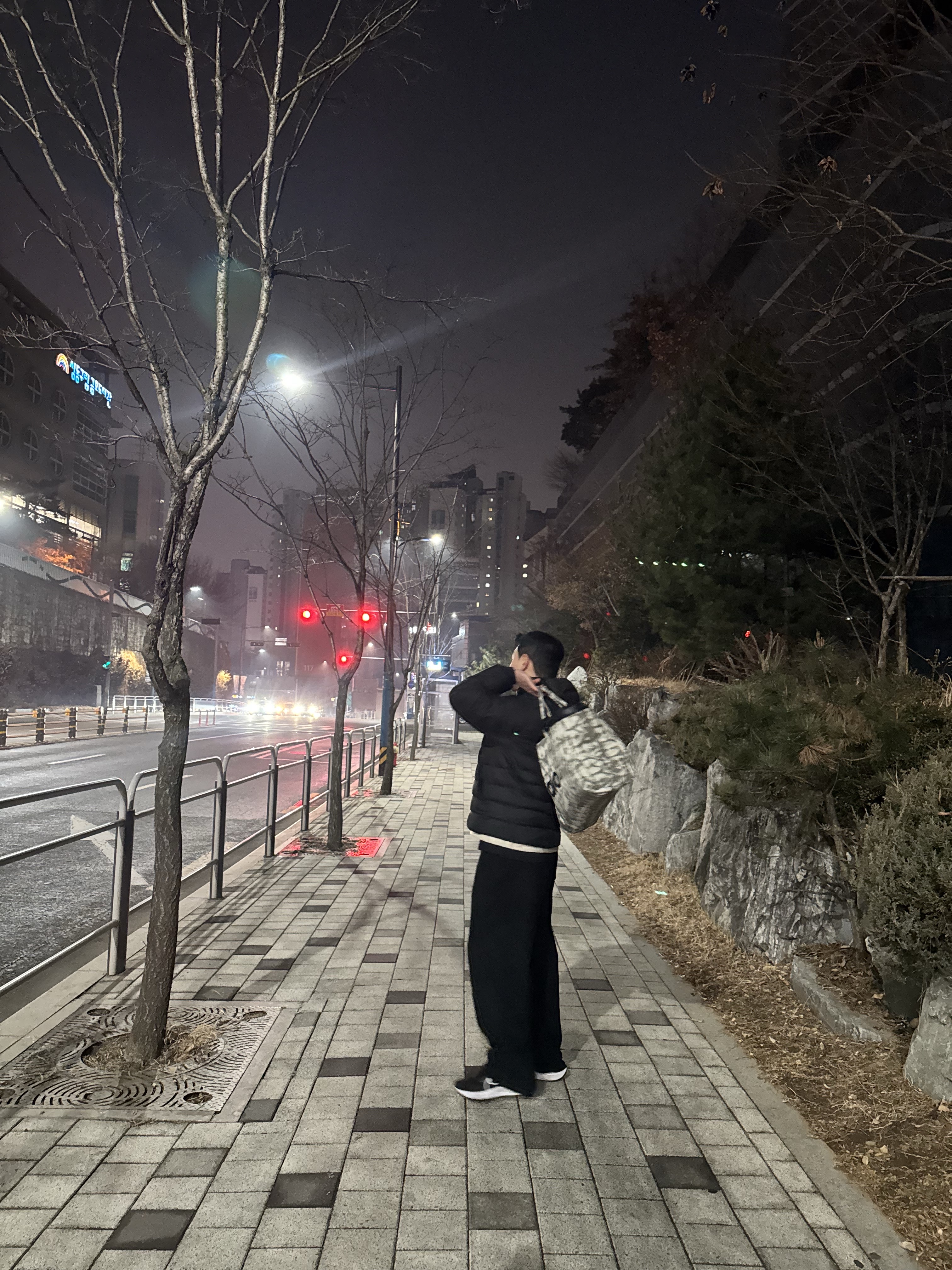 Alo Yoga Iconic Shopper Tote Bag Grey Tiedye, Musinsa Standard City Leisure Hooded Light Down Jacket Black 착용 스타일 - 6