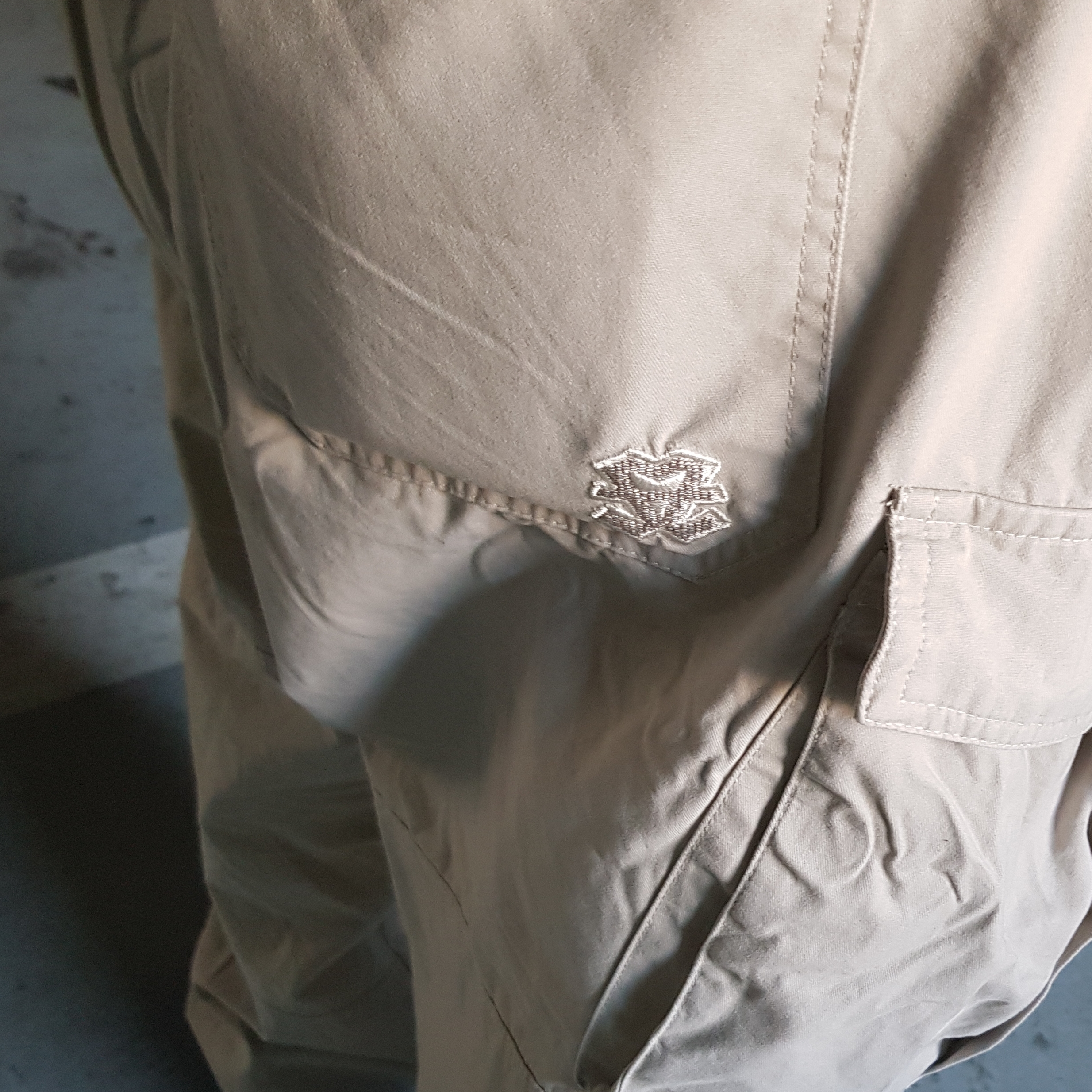 [KREAM 단독] Flavorism VTG Washed Cargo Pants Washed beige 착용 스타일