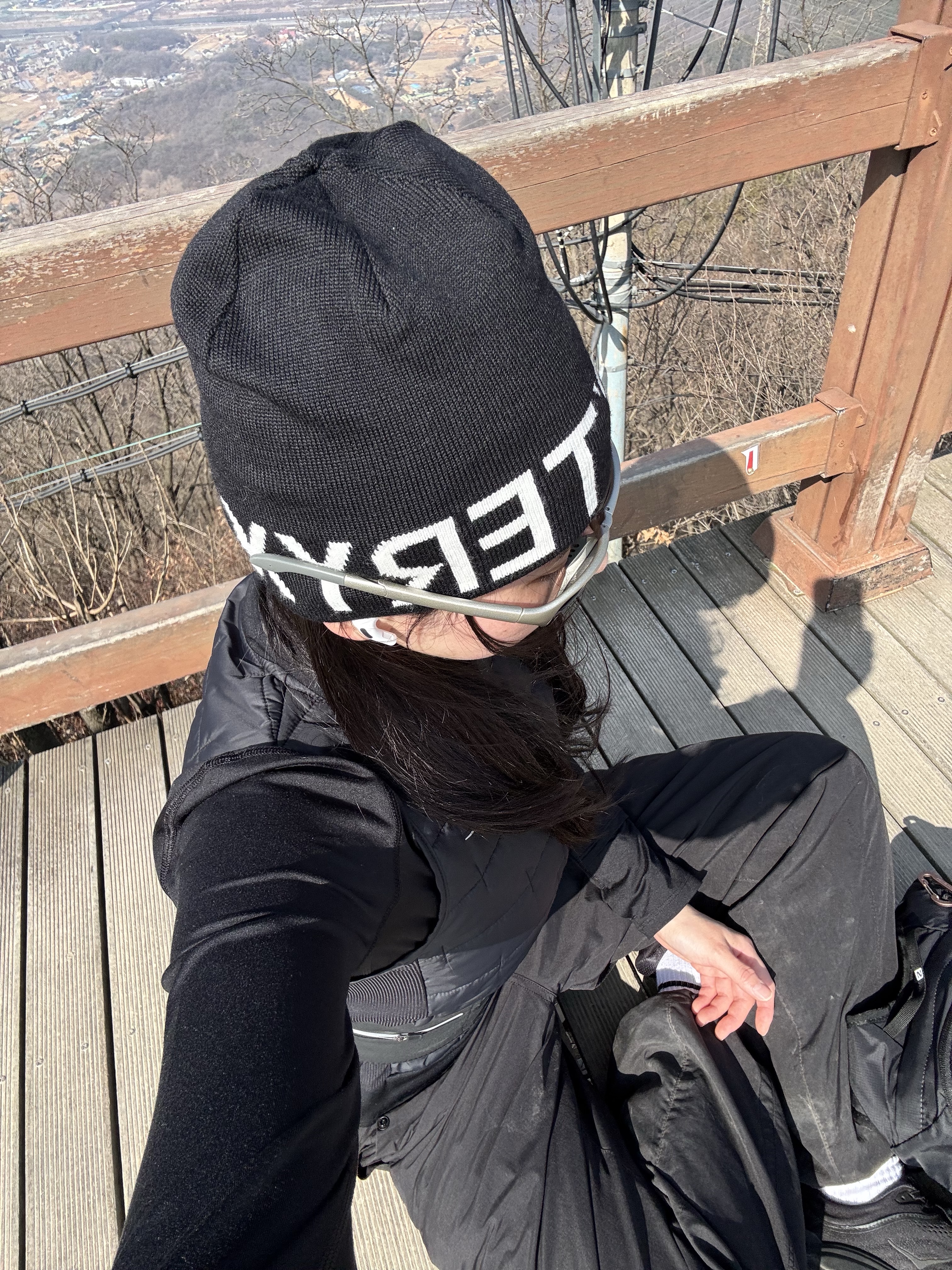 Arc'teryx Atom Hoody Forage, Arc'teryx Word Head Toque Orca 착용 스타일 - 2
