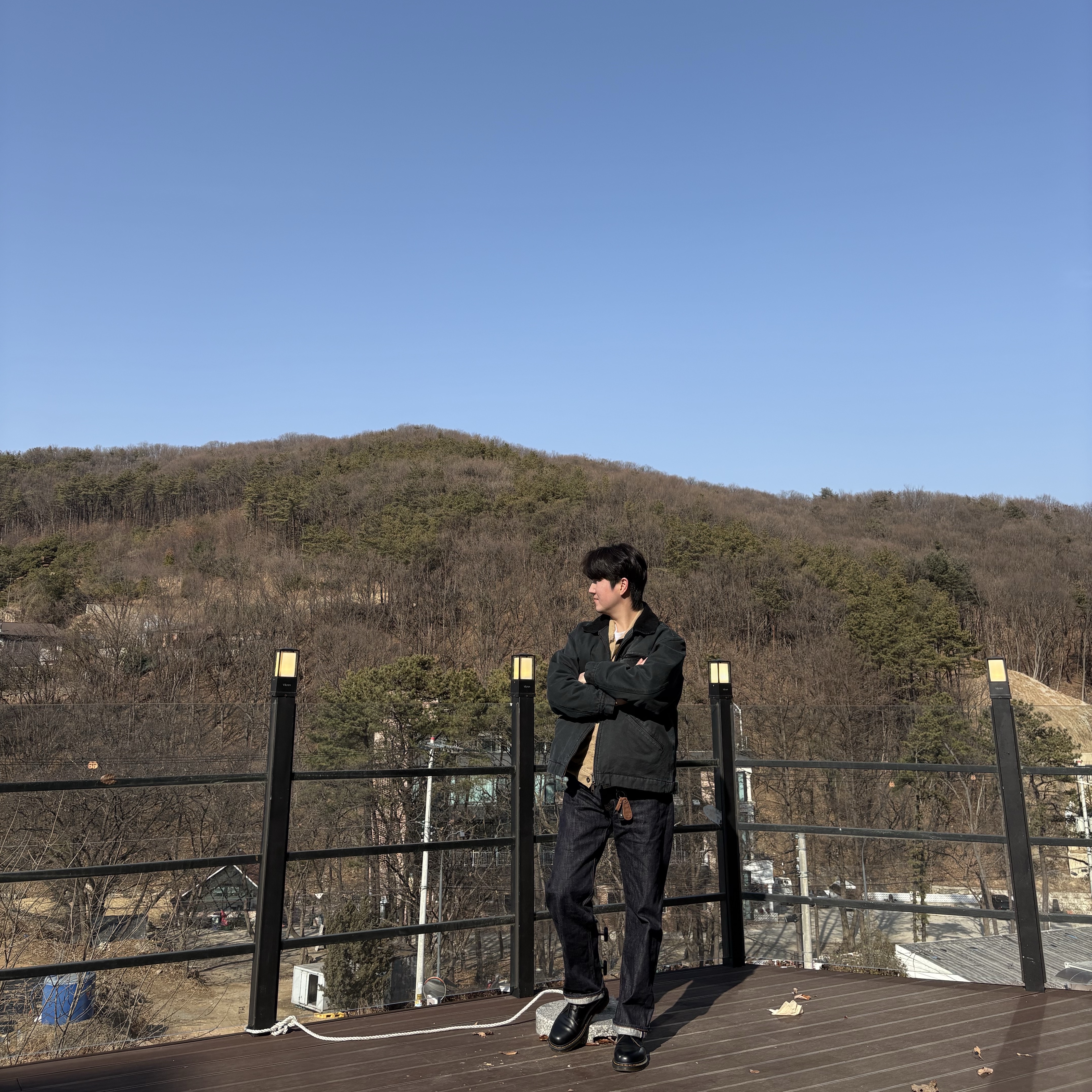 Dr. Martens 1461 Smooth Black 착용 스타일 - 2