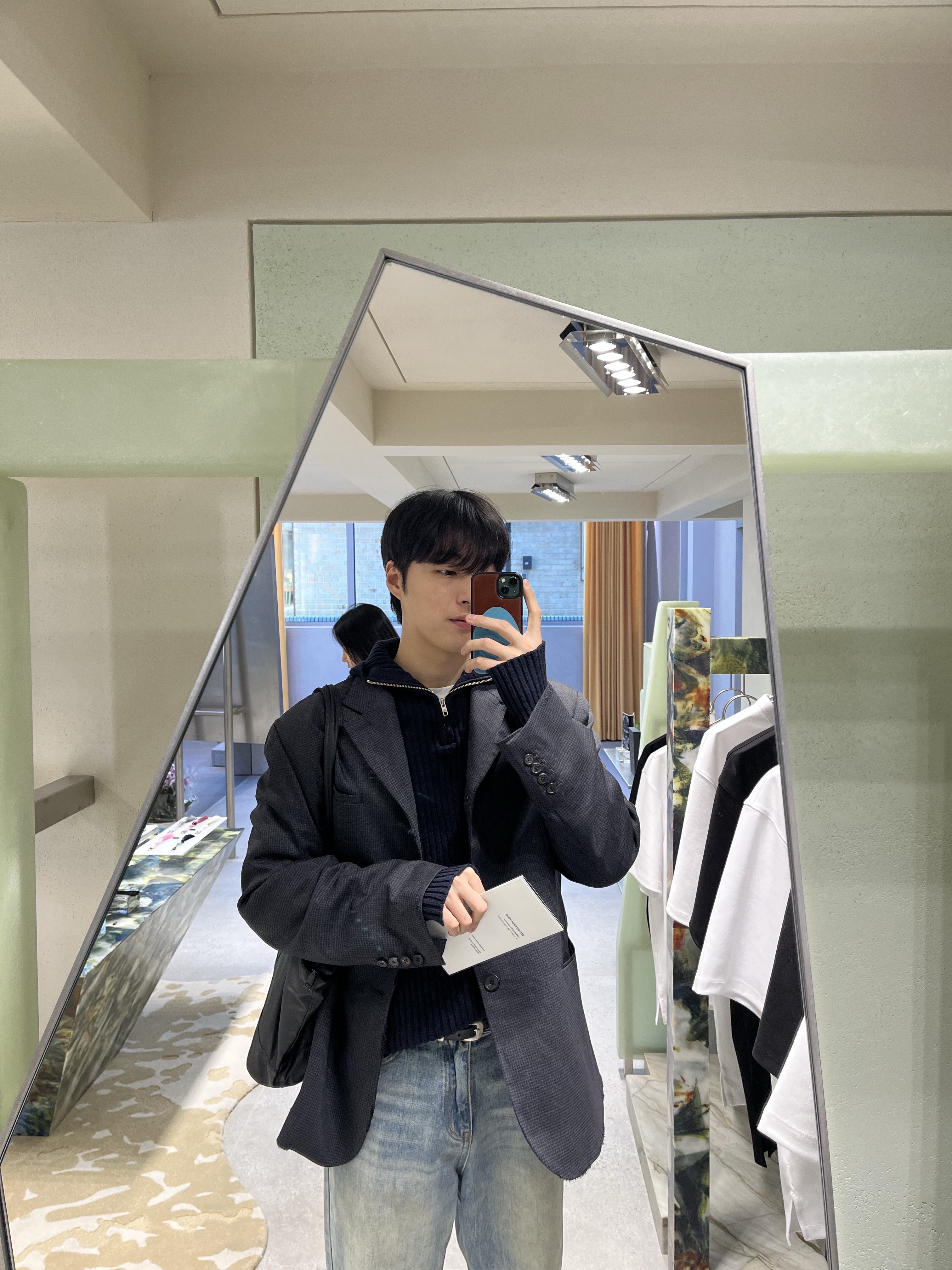 Our Legacy Belt 2cm Leather Black 착용 스타일 - 1