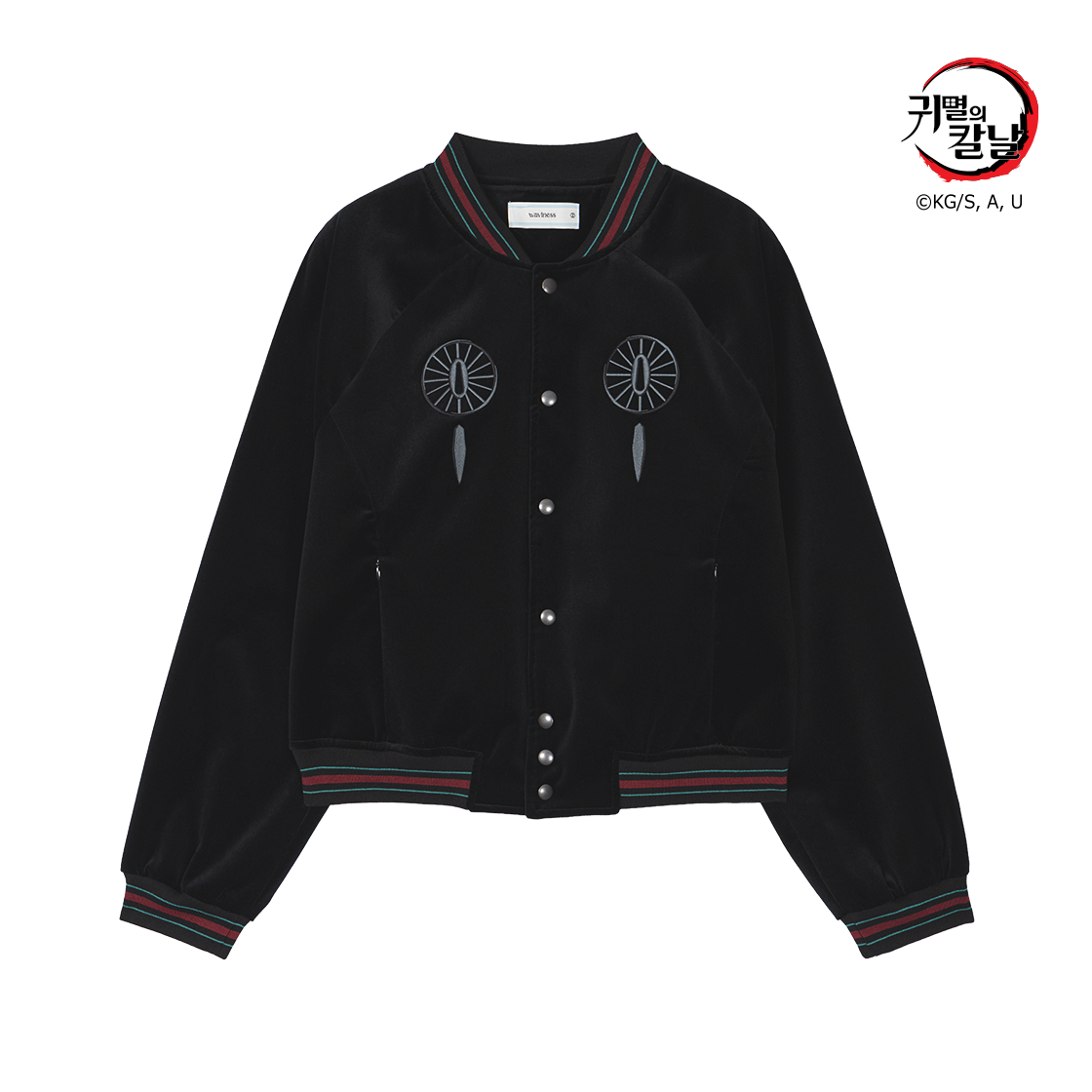 웨이비니스 벨벳  수베니어 자켓 탄지로(Waviness Velvet Souvenir Jacket Tanjiro)