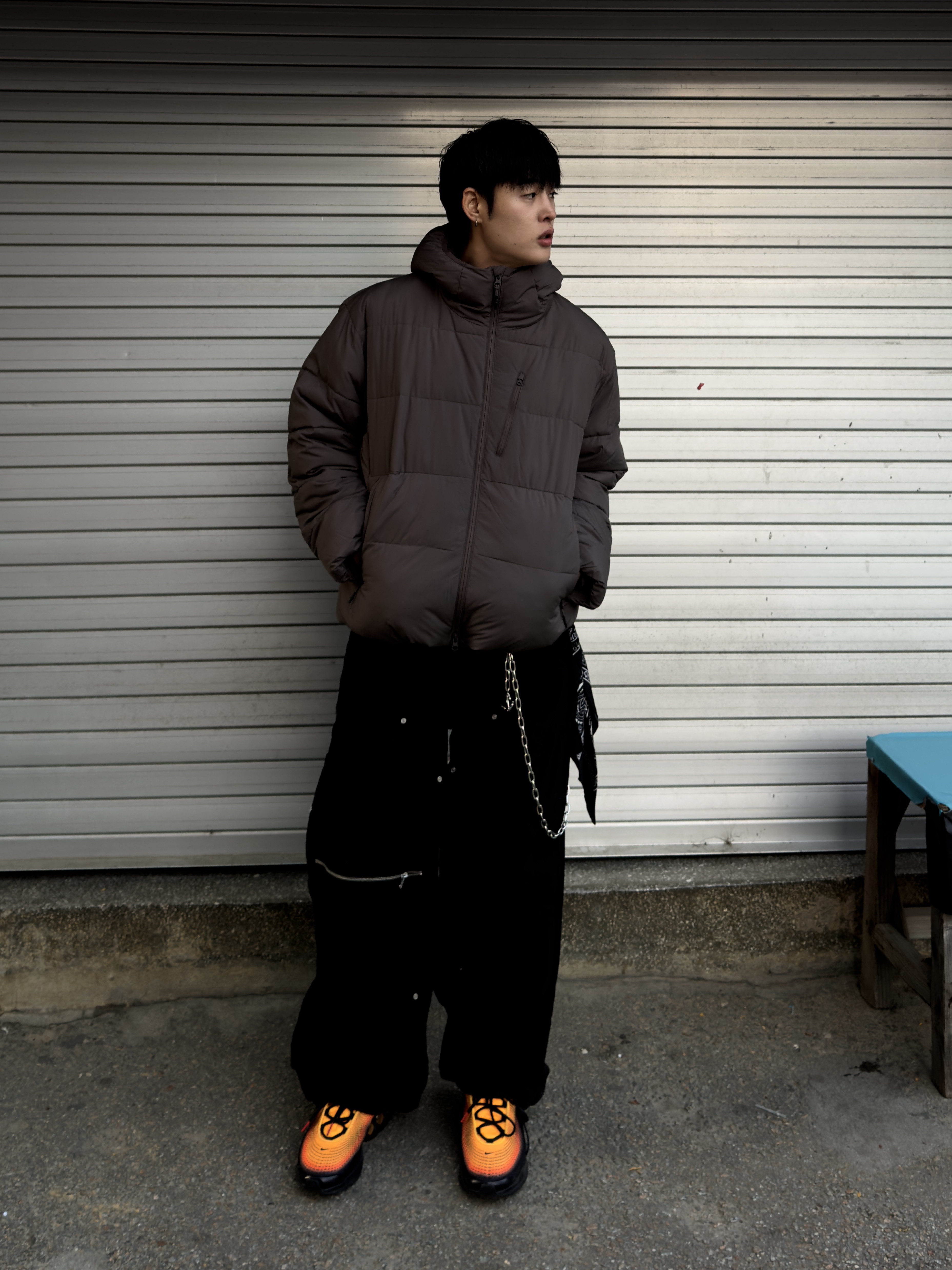 Nike Air Max Dn SE Laser Orange Comet Red 착용 스타일 - 3