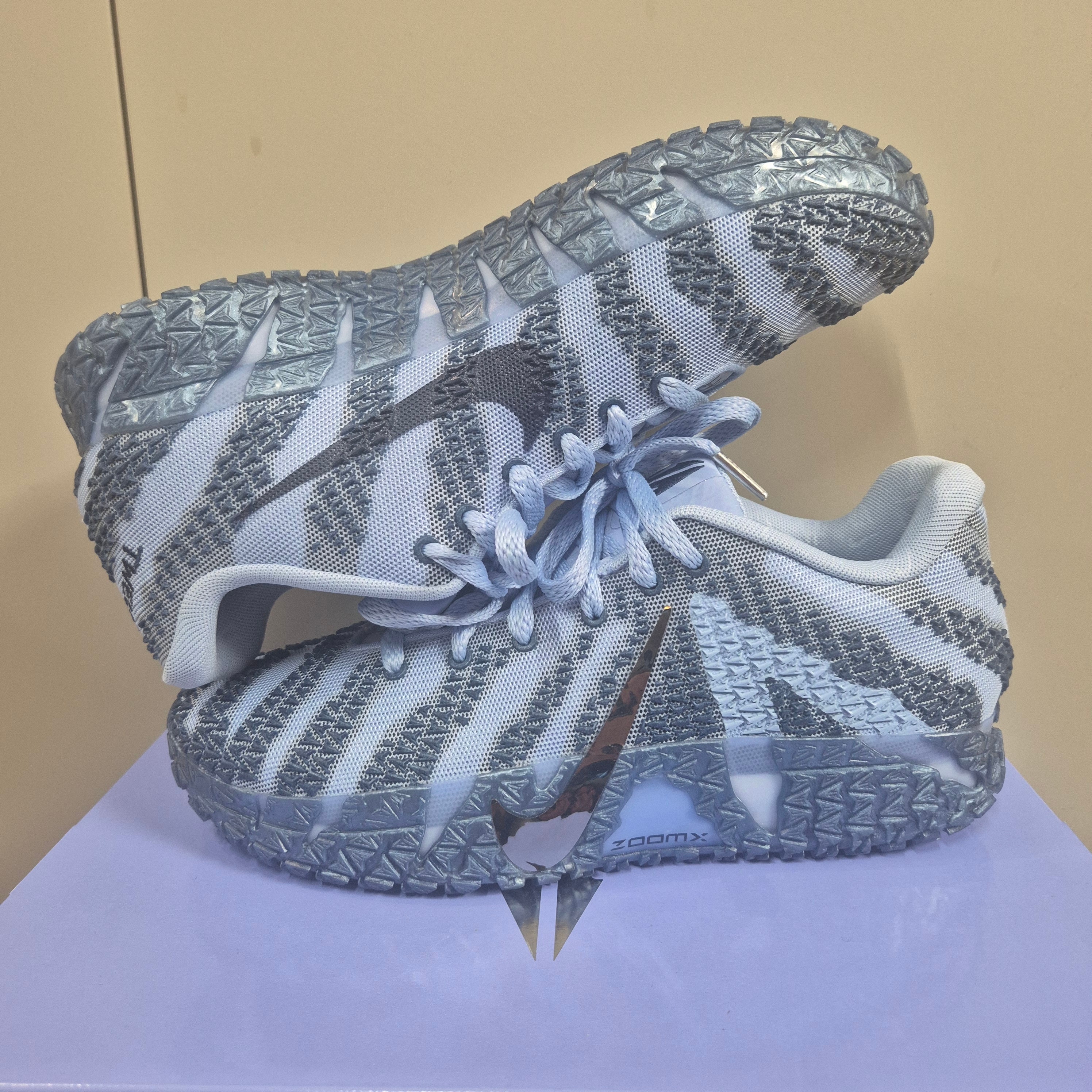 Nike Ja 3 EP Cobalt Bliss Metallic Silver 착용 스타일 - 5