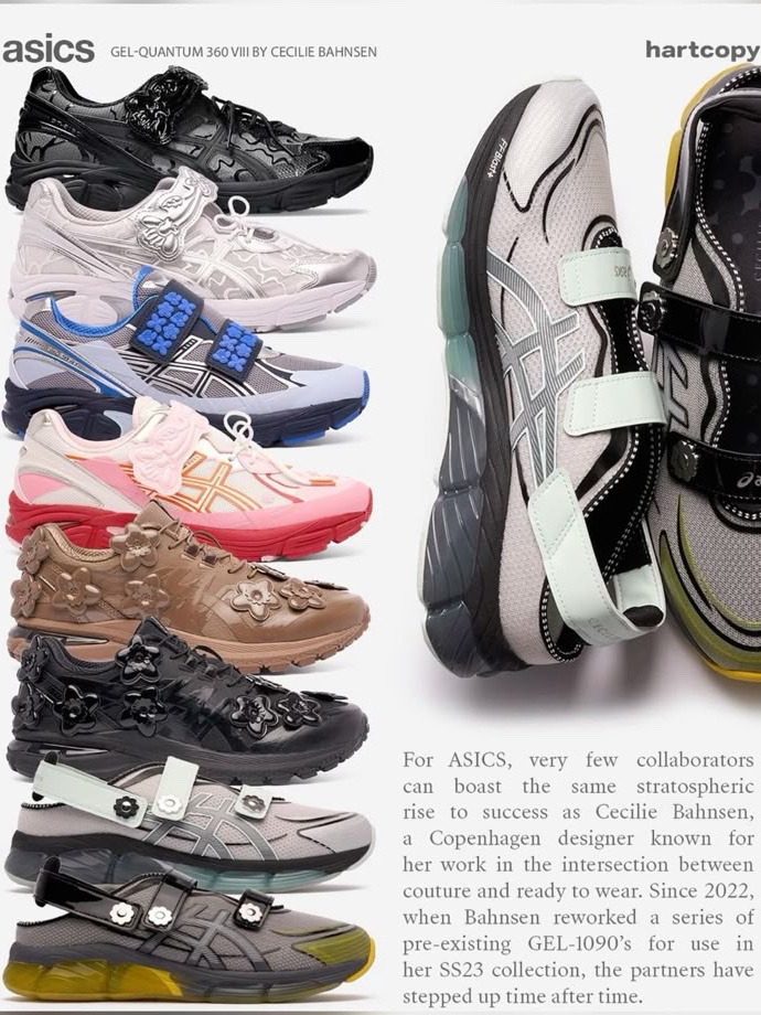 Asics x Cecilie Bahnsen GT-2160 Pure Silver Midnight, Asics x Cecilie Bahnsen GT-2160 White 착용 스타일