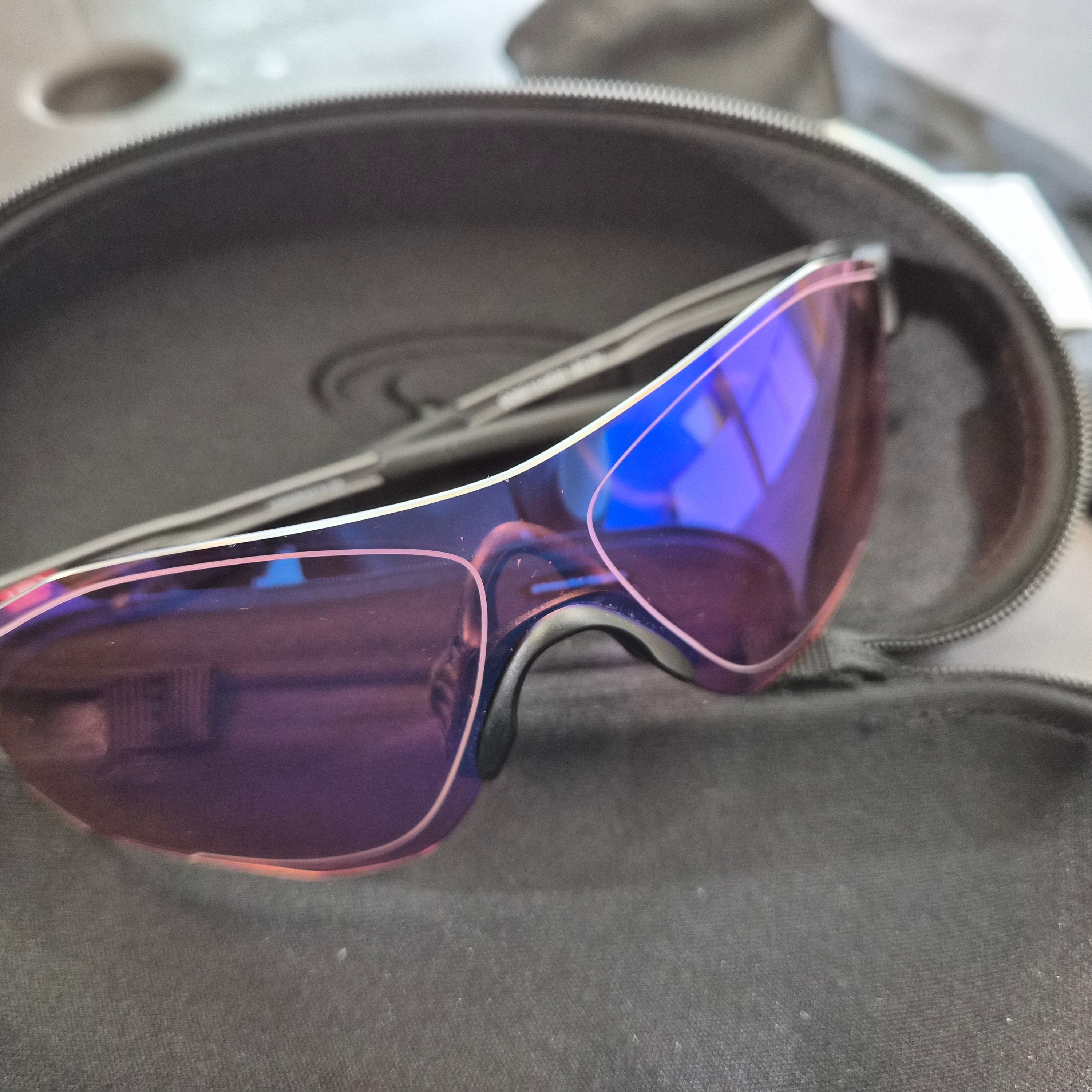 Oakley EV Zero Path Steel Frame Prizm Golf Lenses Low Bridge Fit 착용 스타일