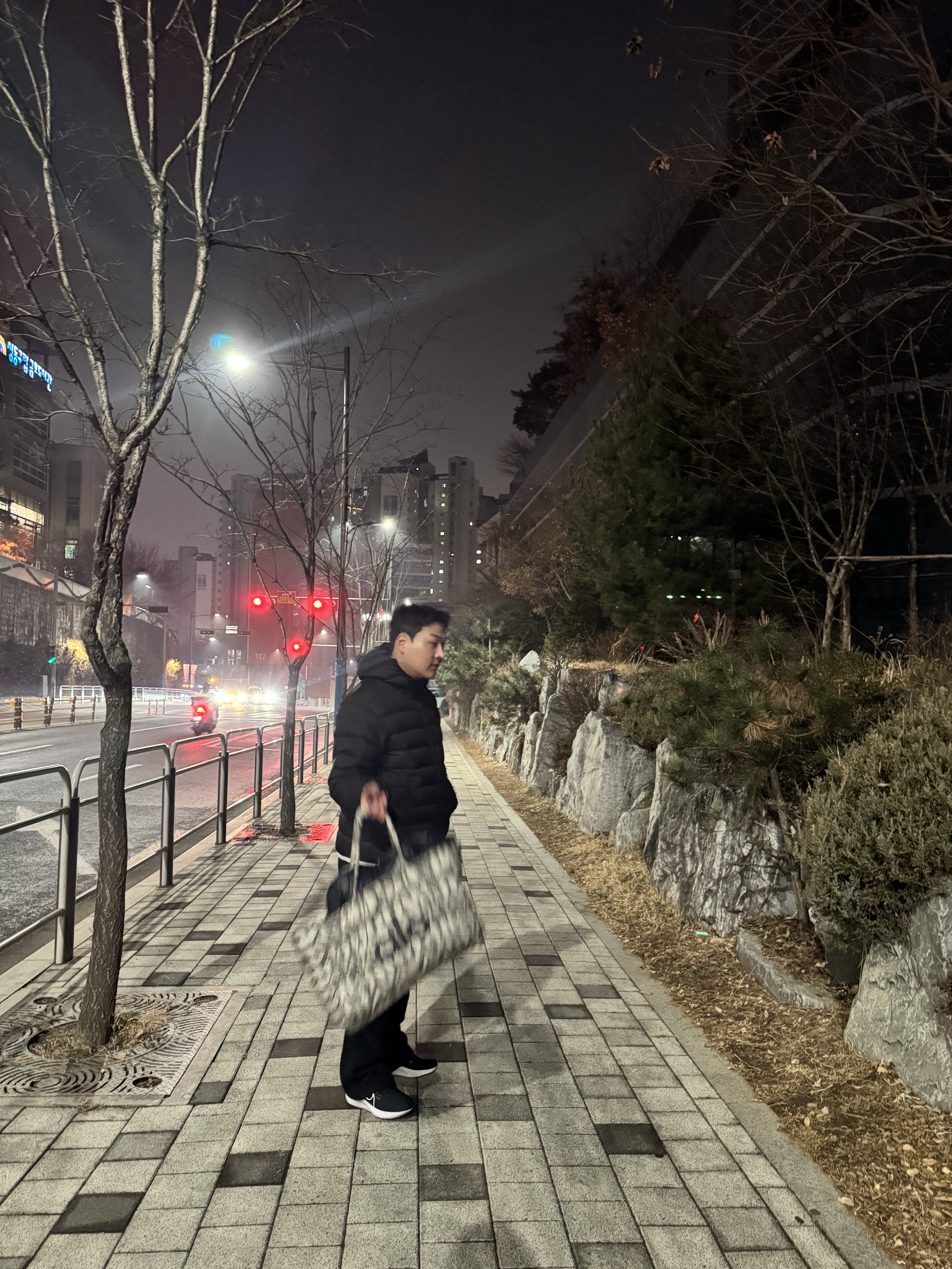 Alo Yoga Iconic Shopper Tote Bag Grey Tiedye, Musinsa Standard City Leisure Hooded Light Down Jacket Black 착용 스타일 - 3