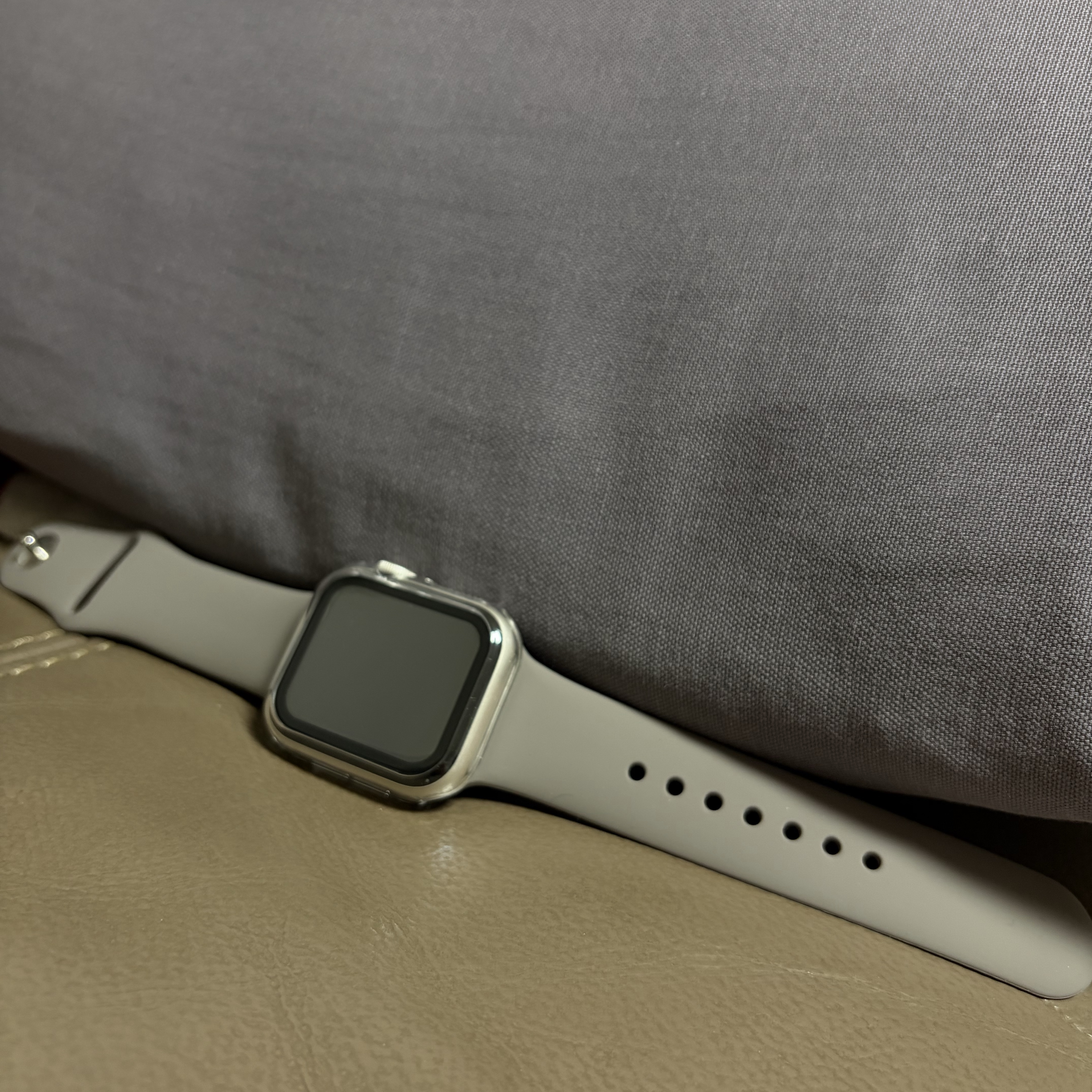 SINJIMORU Smartwatch Silicone Band Strap Apple Watch Galaxy Watch 11/10/9/8/7/6/5/4/SE/3/2 Ultra 3/2 Classic Pro Brown Gray 착용 스타일 - 2