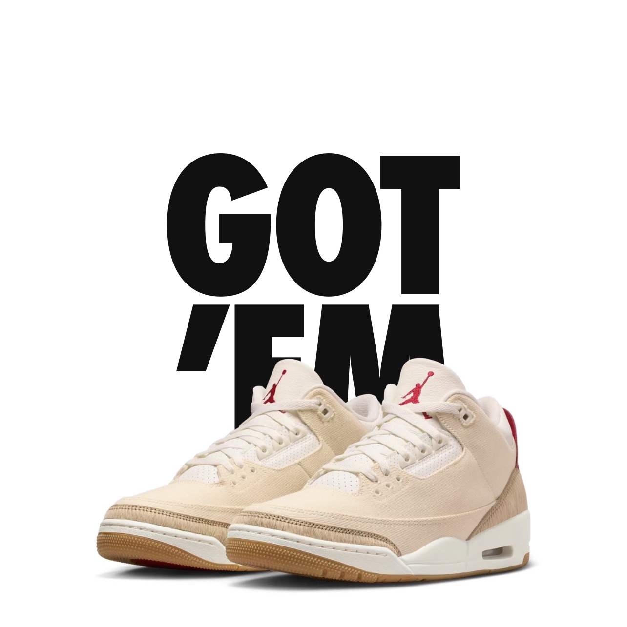 Jordan 3 x Levi’s Ecru Denim 착용 스타일