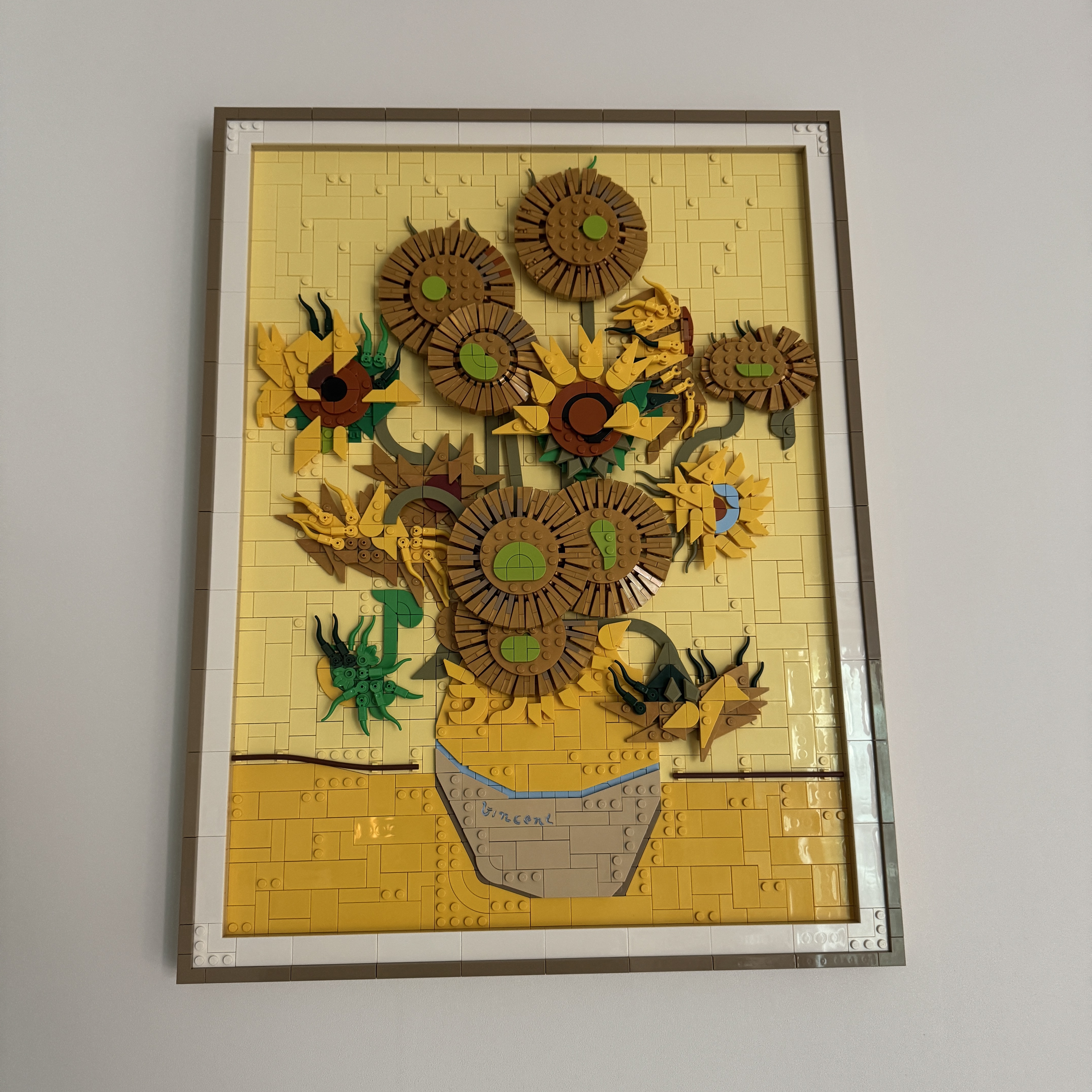 Lego Art Vincent van Gogh Sunflowers 착용 스타일 - 2
