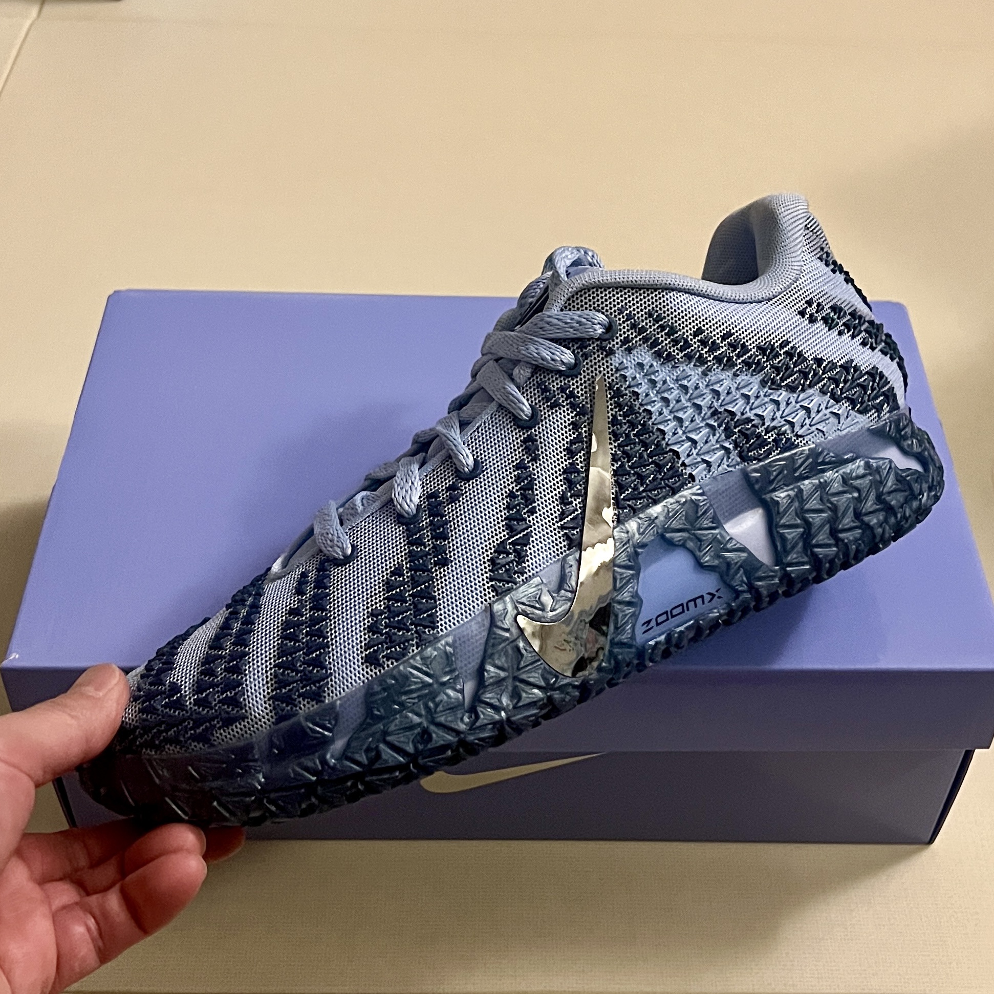 Nike Ja 3 EP Cobalt Bliss Metallic Silver 착용 스타일