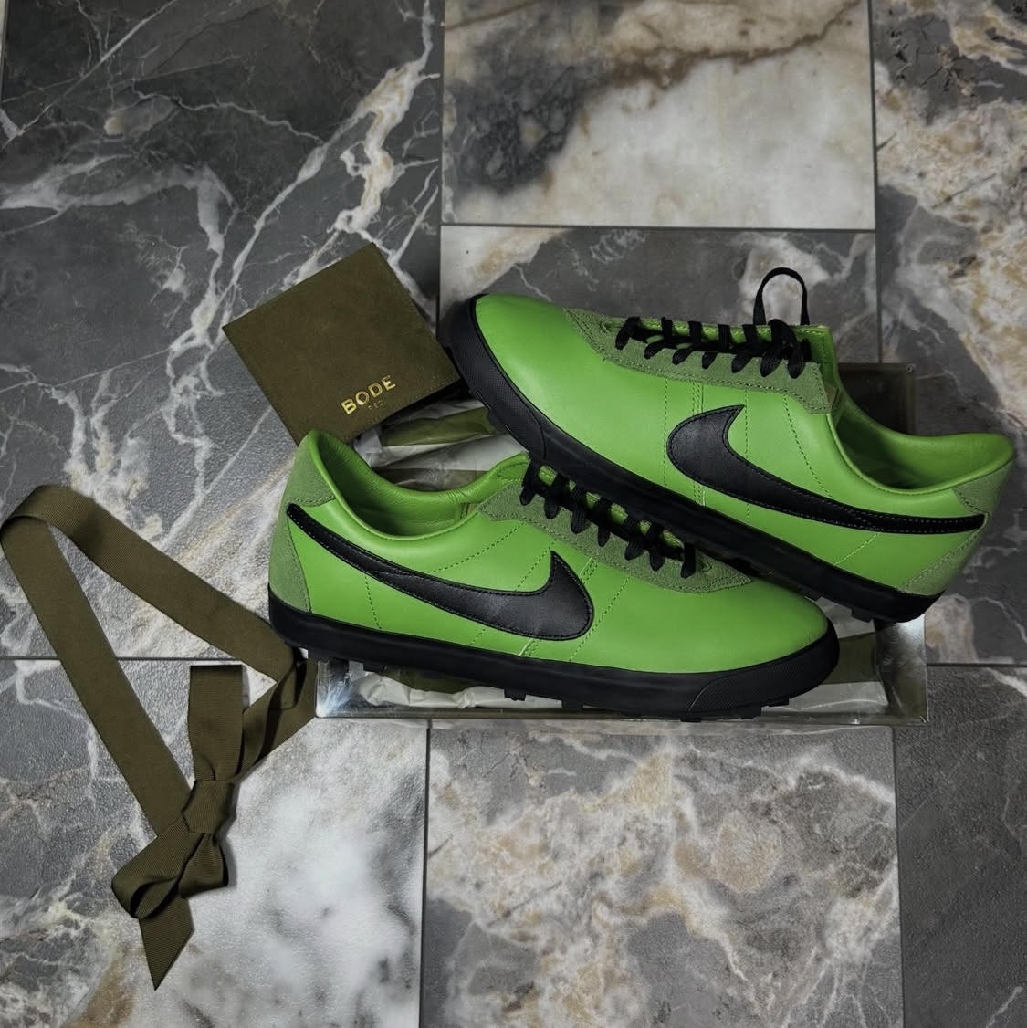 Nike x Bode Astrograbber SP Chlorophyll Black 착용 스타일 - 1