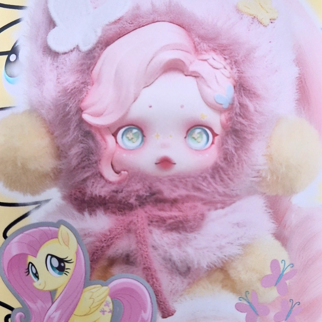 Pop Mart Skullpanda x My Little Pony Series Plush Doll Pendant Sealed Case (6 Blind Boxes) 착용 스타일 - 3