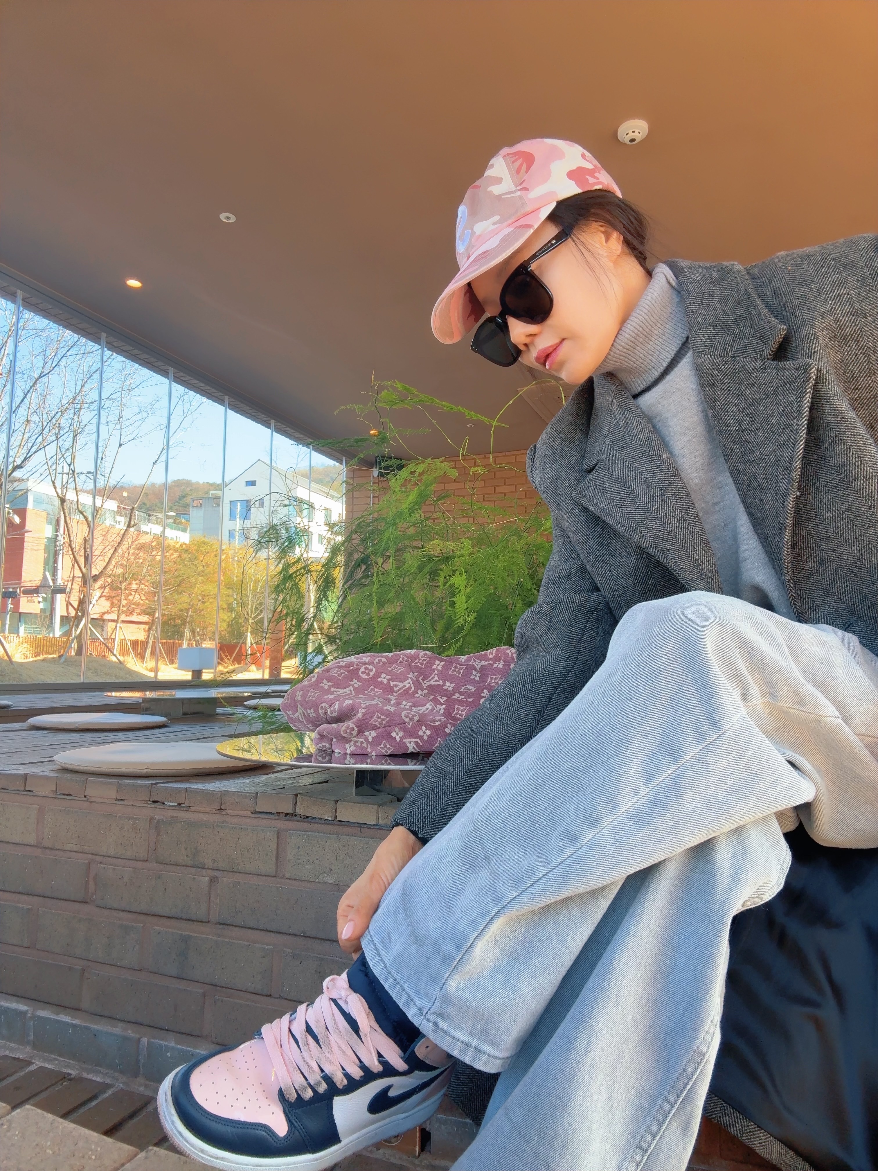 Supreme Pigment Coated S Logo 6-Panel Pink Camo - 25SS, (W) Jordan 1 Retro High OG Atmosphere 착용 스타일 - 1