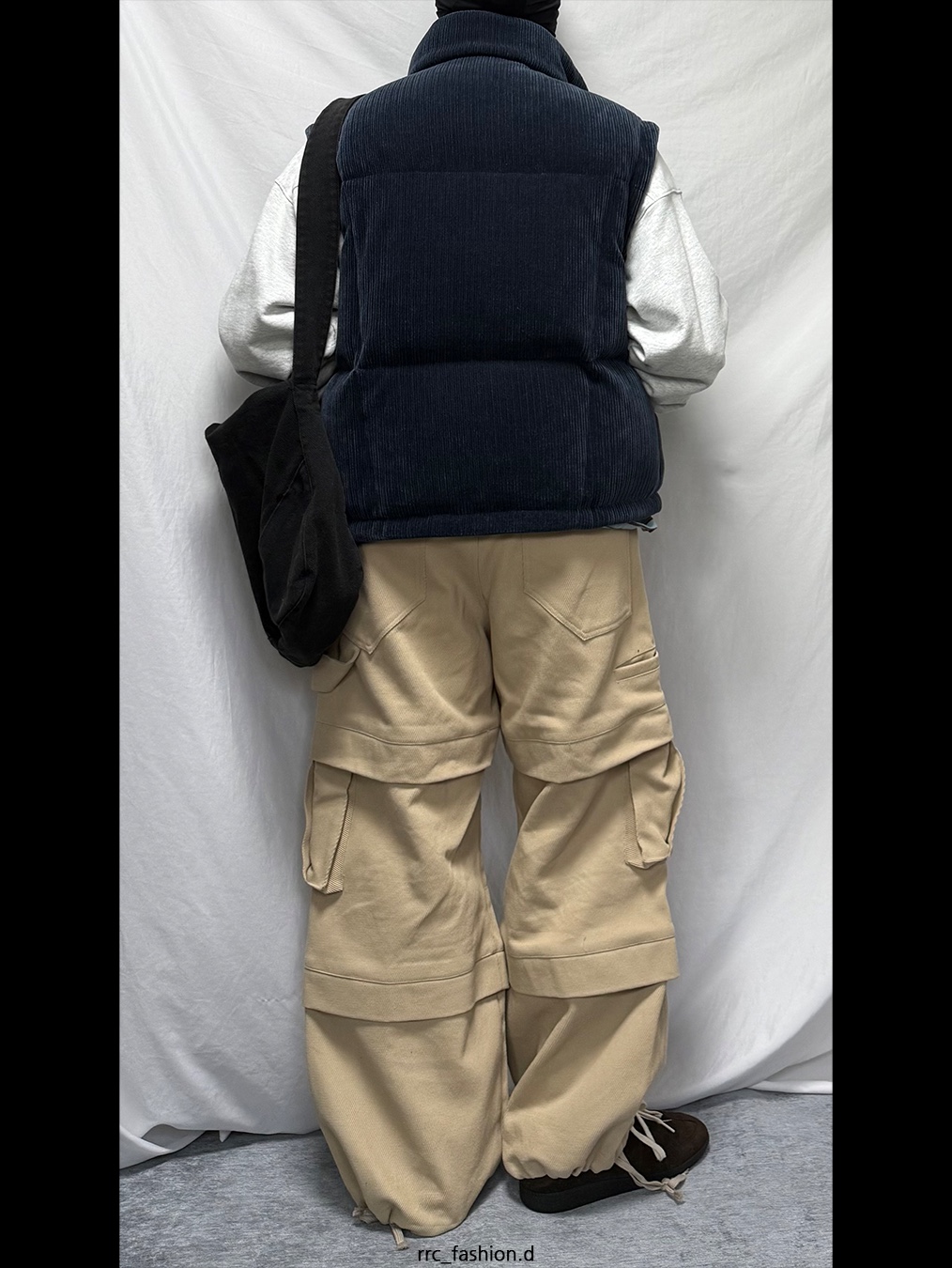 Kamien Titan Baggy Pants Beige, Deviation Racing Trainers 08 착용 스타일 - 3