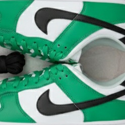 Nike Dunk Low White Green 착용 스타일